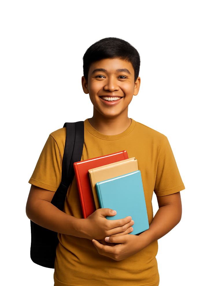 Anak belajar di Assahra